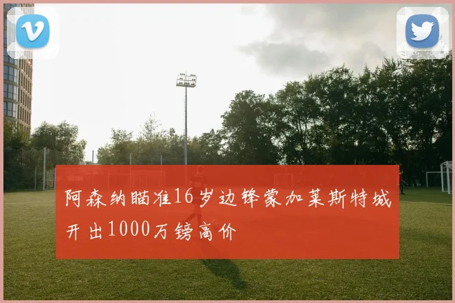 阿森纳瞄准16岁边锋蒙加莱斯特城开出1000万镑高价